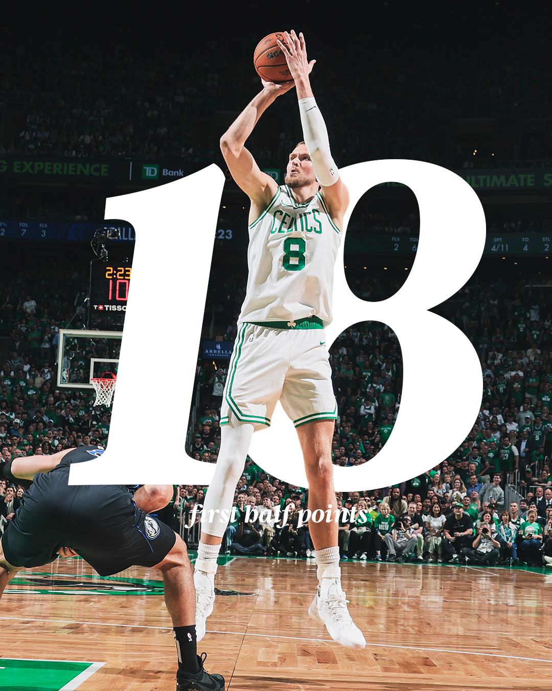 波尔津吉斯复出助力凯尔特人首战力克独行侠，